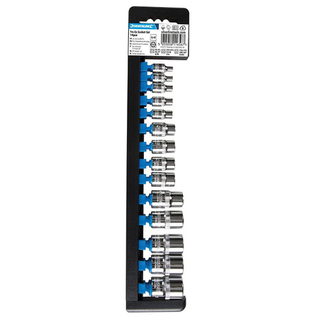 Zestaw nasadek Torx o profilu wewnętrznym,14 szt., E4 - E24, Silverline 675072