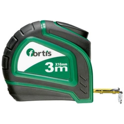 Taśma miara zwijana kieszonkowa z ogranicznikiem 3mx16mm FORTIS