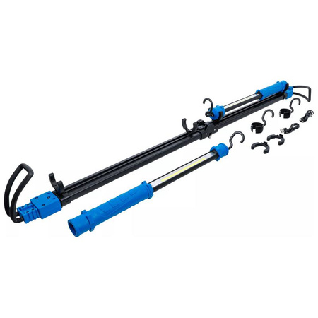 Lampa na maskę silnika COB-LED z akumulatorem i mocowaniem rozporowym 2 lampy robocze COB-LED, BGS 85306