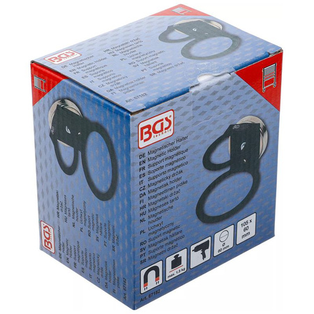 Uchwyt magnetyczny do kluczy udarowych, BGS 67182