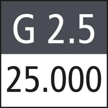 Precyz.uchwyt wiertarski DIN69893A 0,3-8mm, HSK-A 63 WTE