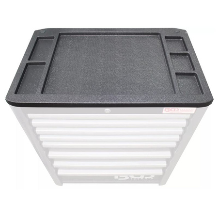 Pokrywa z tworzywa do profesjonalnego wózka warsztatowego 730 x 475 mm, BGS 67164