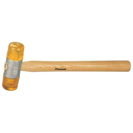 Młotek z tworzywa sztucznego 22 mm, wielkość 1, żółty FORMAT
