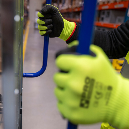 Rękawice robocze powlekane pianką lateksową LATEXCOAT PRO rozmiar 8