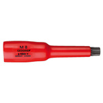 Izolowana nasadka z bitem wielozębnym XZN M10, napęd 3/8", Gedore VDE INX 30 10, 2946572