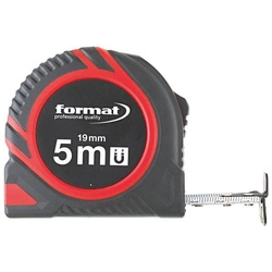 Taśma miernicza kieszonkowa 5mx19mm, z magnesem FORMAT