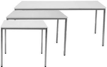 Stół konferencyjny biurowy 80x80cm jasnoszary