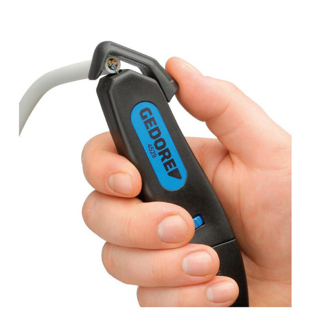 Regulowany nóż do ścinania i ściągania izolacji 4-28 mm, Gedore 4529, 2955393