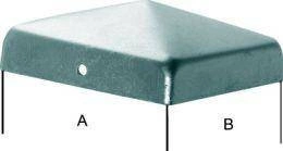 Daszek na słupek nasadka zaślepka ocynk 90x90mm