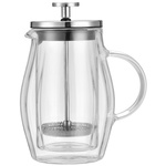Zaparzacz tłokowy do kawy/herbaty, szkło, 0,35L Klausberg, KB-7682