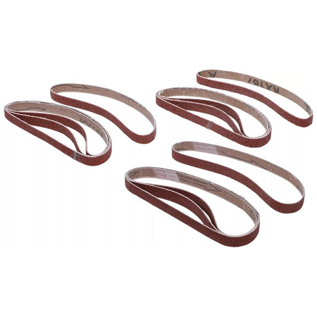 Zestaw taśm szlifierskich do BGS 8853 10 mm x 330 mm K 60-80-120 1, 2 szt., BGS 8853-1