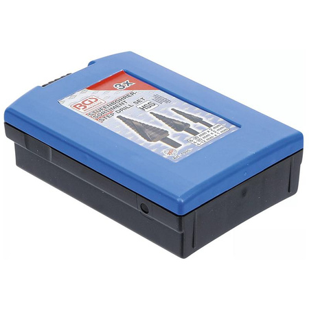 Zestaw wierteł stopniowych Ø 4-30 mm 3 szt., BGS 1945