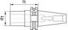 Tuleja redukc.DIN69871ADB ksztalt B SK50/MK2 FORTIS