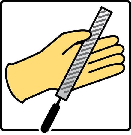 Rękawice rękawiczki ochronne robocze 12 par r.11 FORTIS