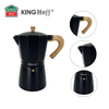 Aluminiowy zaparzacz ciśnieniowy do kawy, 12 filiżanek, czarny KINGHoff
