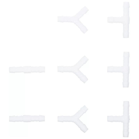 Zestawy łączników do węży odporne na paliwo 10 mm 8 szt., BGS 8790-10