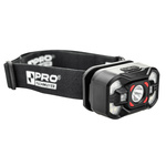 Latarka czołowa LED z akumulatorem LI-ION 120 lm białe / czerwone światło PRO-LD109