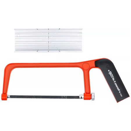 Aluminiowa piła do metalu ze skrzynką uciosową i brzeszczotem 150 mm, BGS Diy 2082