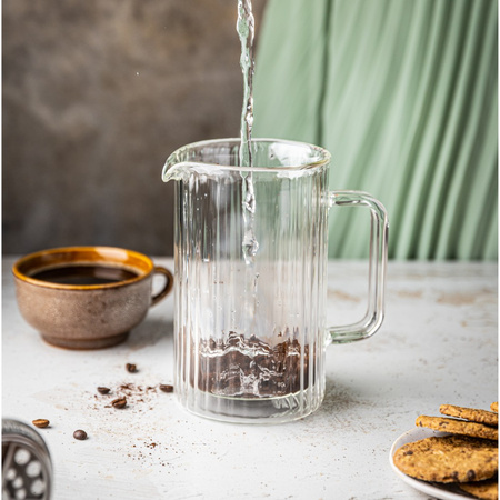 Zaparzacz tłokowy do kawy/herbaty, szkło, 0,60L, Klausberg, KB-7757