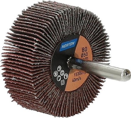 Ściernica listkowa wachlarzowa R207Plus 50x20x6mm P80