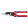 Szczypce wielofunkcyjne do prac elektroinstalacyjnych z rękojeściami wielokomponentowymi 200 mm KNIPEX 13 82 200