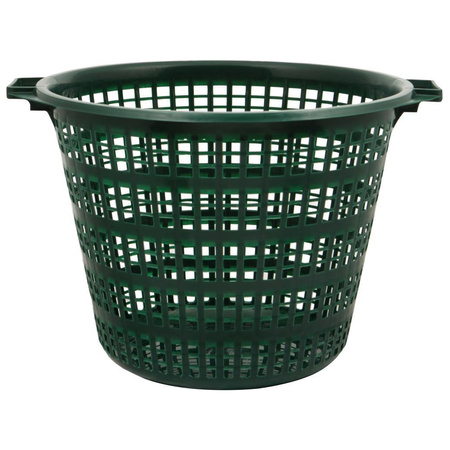 Kosz ogrodowy z uchwytami 53 x 41,5 cm 50 kg zielony okrągły