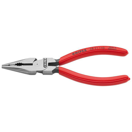 Szczypce uniwersalne z ostro zakończonymi szczękami z rękojeściami powlekanymi tworzywem sztucznym 145 mm KNIPEX 
08 21 145