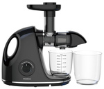 Wyciskarka wolnoobrotowa do owoców i warzyw, pozioma z uchwytem, 150W, czarna, Klausberg, KB-7861