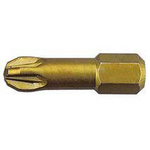 Bit krzyżakowy Pozidriv PZ1 x 25 mm bardzo-twardy FORMAT