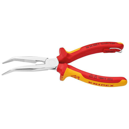 Szczypce tnące półokrągłe wydłużone 200 mm izolowane VDE KNIPEX