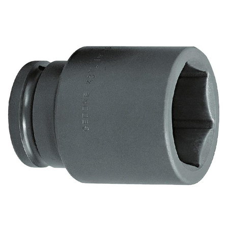 Długa nasadka udarowa 6-kątna 95 mm do zakrętarek i kluczy udarowych, napęd 1.1/2", Gedore K 37 L 95, 6331350