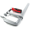 Ścisk śrubowy stolarski 250 x 120 mm stalowy ze składaną rękojeścią GZ 25KG Bessey