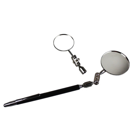 Zestaw 2 lusterek inspekcyjnych teleskopowych z magnesem 39 mm i 51 mm PRAXER