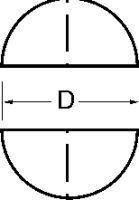 Rylec półokrągły, pełnowęglikowy, szlifowany 5x50mm WILKE