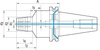 Uchwyt zaciskowy hydrauliczny ADB SK40 12x 80 G2,5 Fortis
