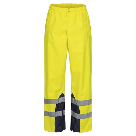 Ostrzegawcze spodnie przeciwdeszczowe Renz rozmiar 3XL żółty