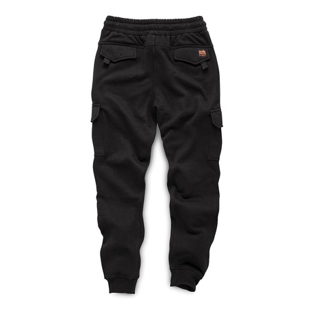 Spodnie dresowe o wąskim kroju, czarne, Rozmiar XL, Scruffs T56160