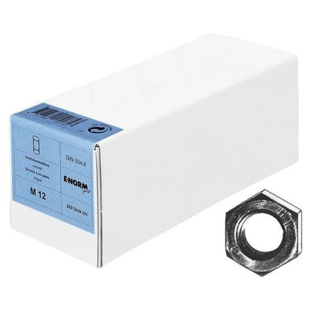 Nakrętki sześciokątne ocynk DIN 934-8 M8 1000szt E-NORMpro