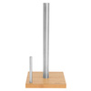 Stojak na ręcznik papierowy stal bambus KINGHoff