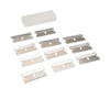 Ostrza jednostronne, 10 szt., 38 x 19 x 0,25 mm, Silverline 589248