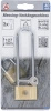 Mosiężna kłódka 40 mm z wysokim pałąkiem, BGS DIY 3103