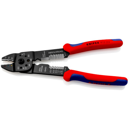 Szczypce do zgniatania izolowanych i nieizolowanych końcówek 0,5-6,0 mm² KNIPEX 97 21 215 