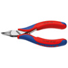 Precyzyjne szczypce tnące czołowe, ostrza skośne zgięte pod kątem 65° z rękojeściami wielokomponentowymi 120 mm KNIPEX 64 62 120