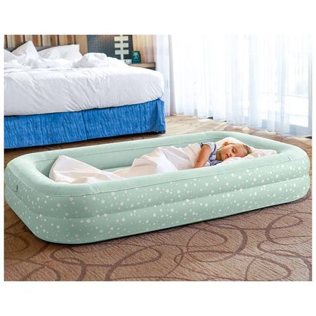 Materac welurowy dmuchany dla dzieci 168x107x25 cm 66810 INTEX