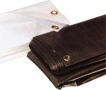 Plandeka PE, kolor naturalny biały PE 160 g/qm 4x6 m