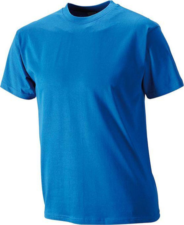 T-shirt męski koszulka bawełniana M niebieski