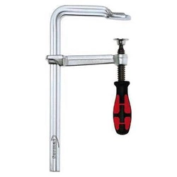 Ścisk śrubowy, stalowy z rękojeścią 2-komponentową 200x100mm FORMAT