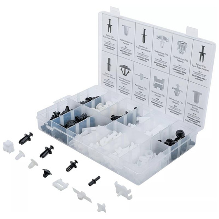 Zestaw zatrzasków do samochodów dla Mercedes-Benz 270 szt., BGS 9043