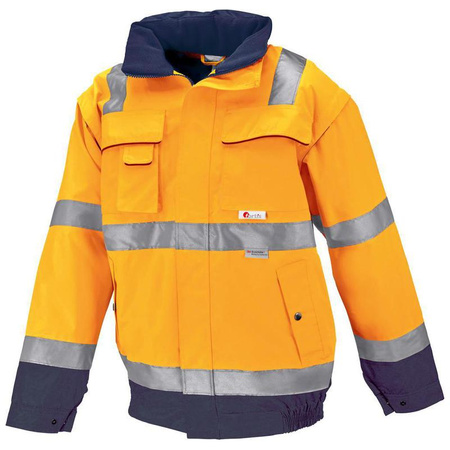 Kurtka robocza ostrzegawcza ARTHUR pomarańczowo-granatowa S FORTIS