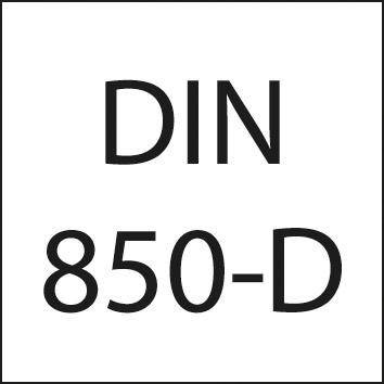 Frez do rowków pod wpusty czółenkowe, krótki DIN850 HSSCo8 TiALN, typ N, kształt D 28,5x8mm FORMAT